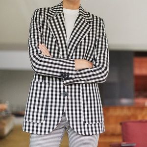 Mango blazer. Black and white gingham.